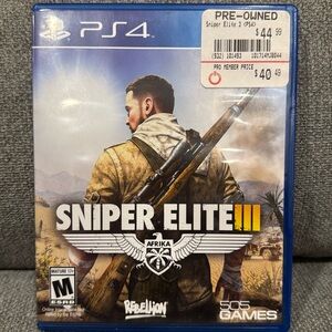 Used PlayStation 4 Sniper Elite 3